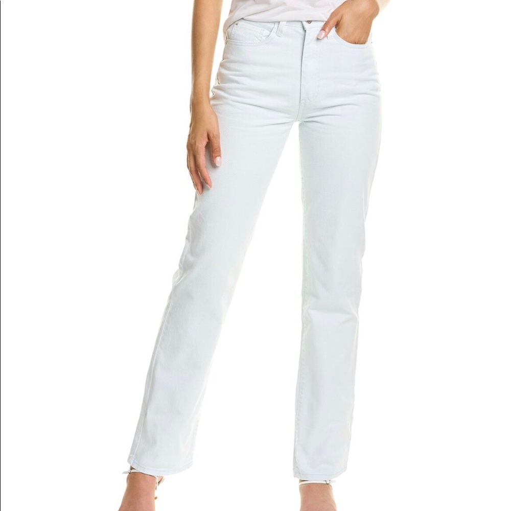 WeWoreWhat Kick Flare Jeans in Super Bleached (25)